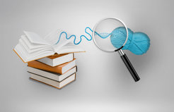 Illustration des Paradigmenwechsels von der mRNA als fadenförmiges Molekül, hin zu einem organisierten und geschützten Partikel.